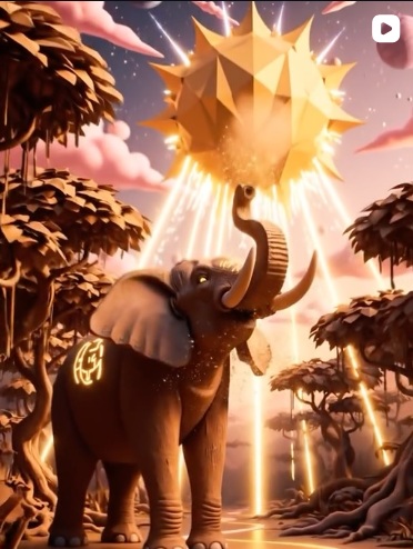 Arte oficial IA — GAIA, Elefanta