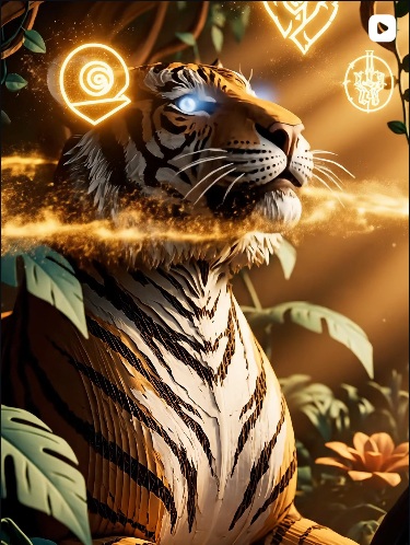 Arte oficial IA — WARRIOR, Tigre